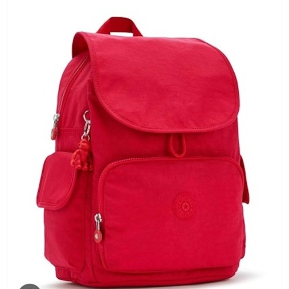 Kipling Women's City Pack Backpack Handbag Red Rouge Lightweight Carryall‎ 16 L